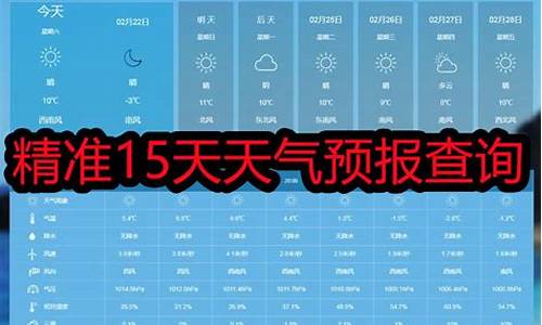 精准15天天气预报_精准15天天气预报查